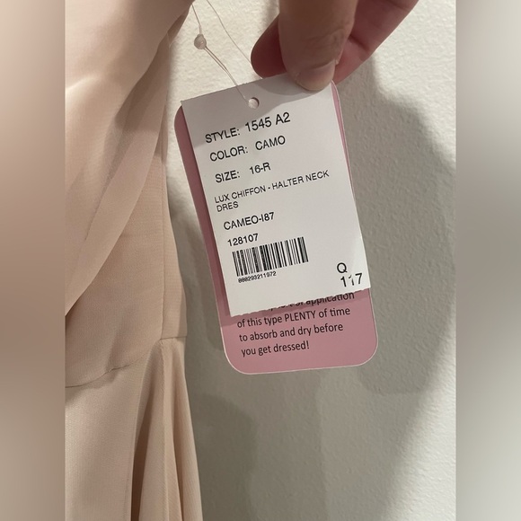 After Six High Neck Halter Backless Maxi‎ Dress Size 16 - Picture 6 of 11